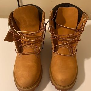 Timberland 6in prem wheat boots size 8.5 mens